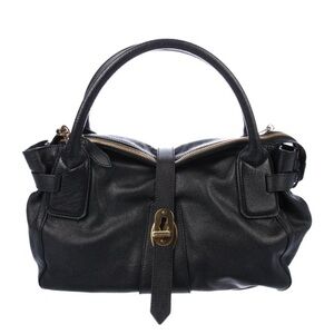 Burberry Textured Leather Bag